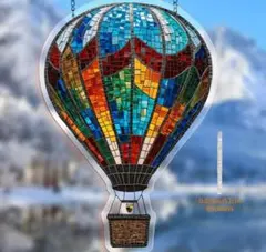 【３名様限定】モザイク熱気球サンキャッチャー