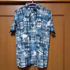 美品】Munsingwear 半袖シャツ パッチワーク風デザイン Lサイズ - メルカリ