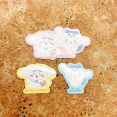 ちいかわ サンリオキャラクターズ コラボ ステッカー ハチワレ シナモン