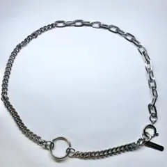 美品 JUSTINE CLENQUET チョーカー ネックレス パラジウム