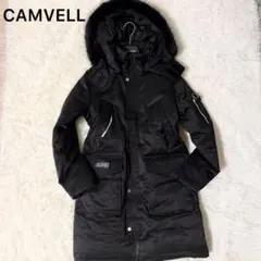 未使用品 CAMVELL ダウンコート フード、ファー取り外し可 ホワイトダック