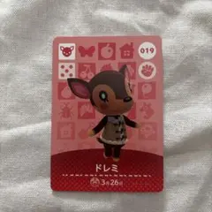 どうぶつの森 ドレミ amiiboカード 019