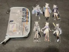 ゆ*〜様 白上フブキ 大神ミオ hololive BASE アクリルパネル キー