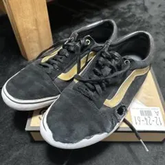 VANS old skool ブラック ゴールド