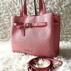 【未使用級】　マイケルコース　エミリア　2way ショルダーバッグ　レザー