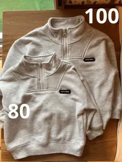 petit main トレーナー 100cm 80cm