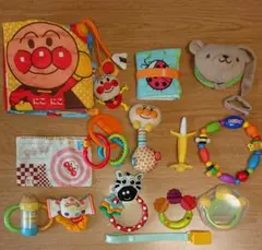 新生児 ミキハウス ベビラボ アンパンマン sassy おもちゃ 13点セット