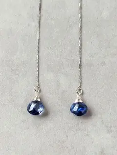 バイカラーカイヤナイトアメリカンピアス