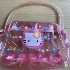 激レア】2001年 トロピカルハイビスカス ハローキティクリアポーチ平成