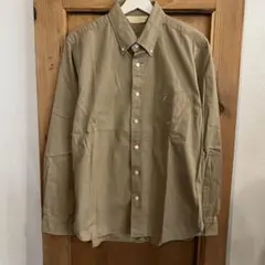 【美品】The stylist japan ロゴシャツベージュ　Lのサムネイル
