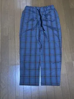 チェック柄カジュアルスラックス