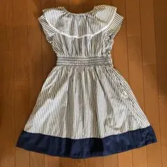 組曲 ストライプワンピース 140cmのサムネイル