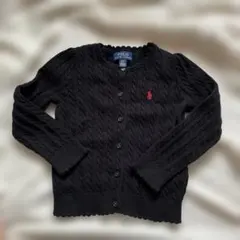 Polo Ralph Lauren 黒 カーディガン 3/3T