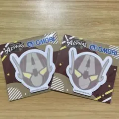 越谷アルファーズ　アルファマン　付箋　2個セット