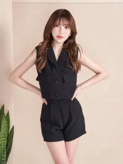 Darich サマーツイードセットアップ ブラック