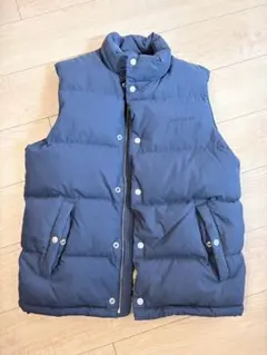 ダウンベスト ネイビー 迷彩柄