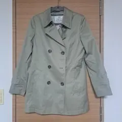 23区 カーキ ダブルブレスト トレンチコート