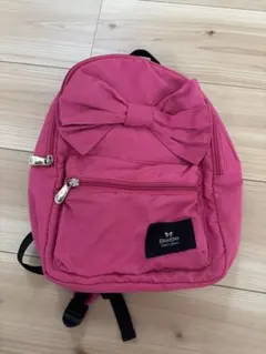 Bebe ピンクリボン付きリュック