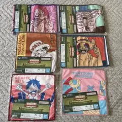 ワンピース 一番くじタオル 6枚セット