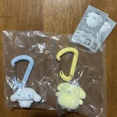 サンリオ　カラフルカラビナマスコットチャーム　ポムポムプリン　シナモロール