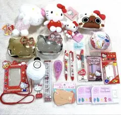 ハローキティ ぬいぐるみ　文房具　マスコット　まとめ　平成レトロ　当時物