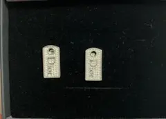 ディオール　美品　イヤリング　Dior  CD キラキラ　ロゴ