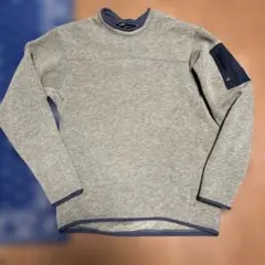 エンポーリオ・アルマーニ L グレー/オレンジ/ネイビー スウェット 