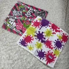 スプラトゥーンタオルハンカチ一番くじ2枚セット