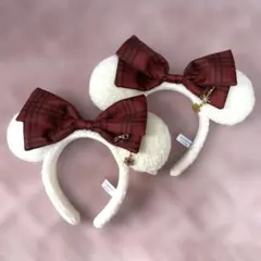 ディズニー　クリスマス　2025 リルリンリン　カチューシャ　ミニー　リボン