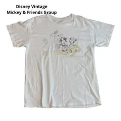 Disney Vintage Mickey&FriendsGroupTシャツ
