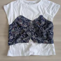 レルビエ　LHELBIE　ビスチェ風　Ｔシャツのサムネイル