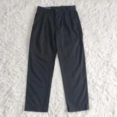 【良品】ポロバイラルフローレン ポロチノ イーサンパンツ ツータック 黒 M 良品】ポロバイラルフローレン ポロチノ イーサンパンツ ツータック 黒