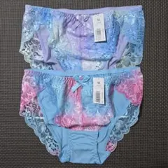 【aimerfeel】Mサイズ グラデーションレースショーツ 2枚セット