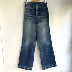 70s 80s ユーロ ヴィンテージ イギリス製 デニムパンツ フレアパンツ