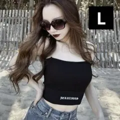 早い者勝ちアベイル L ブラックキャミソール Shoko 完売商品5/10最終日