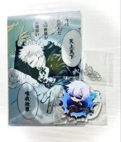 呪術廻戦 五条悟 ポストカード、アクリルキーホルダーセット