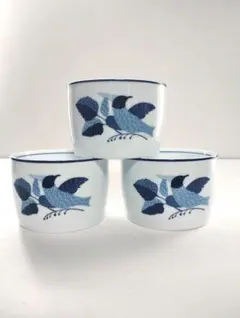 花井幸子　YUKIKO HANAI　鳥　食器　3個セット