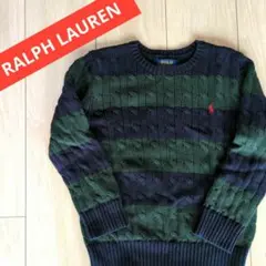 【美品】ポロラルフローレン ケーブル編み セーター