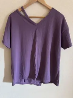 新品未使用✨【AZUL BY MOUSSY】2WAY/レイヤード/リブ素材/紫