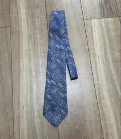 ネクタイ　ブルー系　ペイズリー柄　派手　ヴィンテージ　幾何学模様 ビジネス