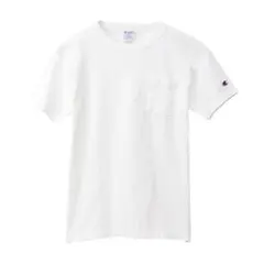Champion チャンピオン T1011 ポケットTシャツ ホワイト M