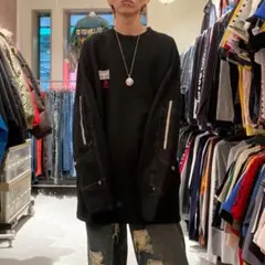 pepe jeans テック y2k デカロゴ オーバーサイズ 裏起毛スウェットのサムネイル