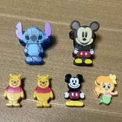 ディズニーリゾート　 クリップ　セット　ミッキー　プーさん　アリエル　スティッチ