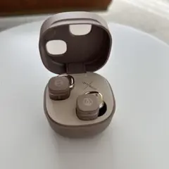audio-technica ワイヤレスイヤホン ベージュ