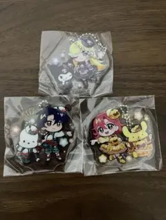 ひみつのアイプリ　サンリオコラボ　アクリルキーホルダー