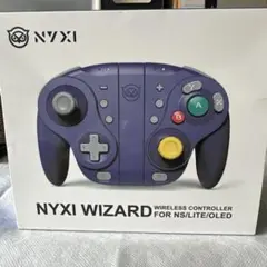 NYXI Wizard ゲームキューブコントローラー パープル 無線コント