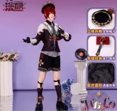 あんスタ　堕天使の自由　真白友也　仙石忍　花群冬芽　朱桜司コスプレ あんさんぶるスターズ！ コスプレ 堕天使 朱桜司・真白友也・仙石忍