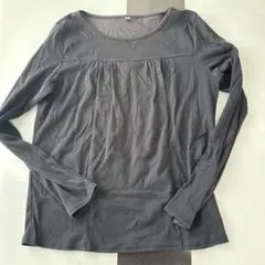 毛玉毛羽立ち色褪せありMサイズ 授乳口付き 授乳服 長袖カットソー