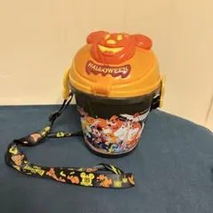 【ディズニー】ポップコーンバケット　ハロウィン　2008年　ストラップ付