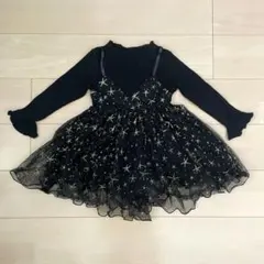 URBAN CHERRY アーバンチェリー　星柄ワンピースサイズ110